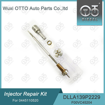 0445110520 کیت تعمیر تزریق کننده بوش با نوزل DLLA139P2229 و شیر F00VC45204
