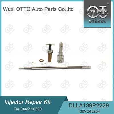 0445110520 کیت تعمیر تزریق کننده بوش با نوزل DLLA139P2229 و شیر F00VC45204