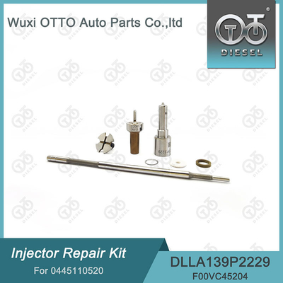0445110520 کیت تعمیر تزریق کننده بوش با نوزل DLLA139P2229 و شیر F00VC45204