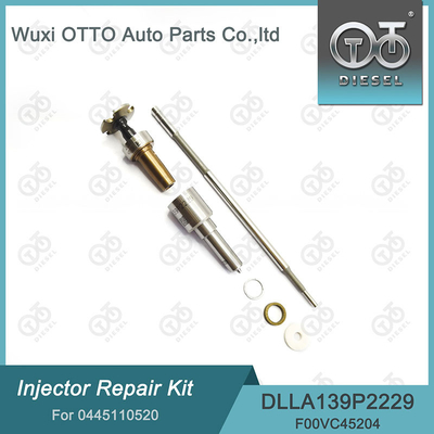 0445110520 کیت تعمیر تزریق کننده بوش با نوزل DLLA139P2229 و شیر F00VC45204