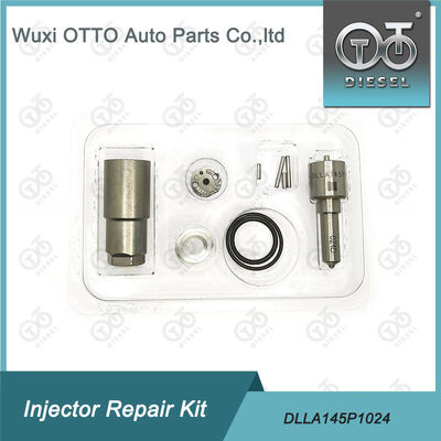 کیت تعمیر انژکتور دیزل دنزو با نازل DLLA145P1024 برای مدل 23670-0L010 از فولاد تندبر