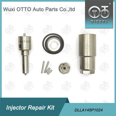 کیت تعمیر انژکتور دیزل دنزو با نازل DLLA145P1024 برای مدل 23670-0L010 از فولاد تندبر