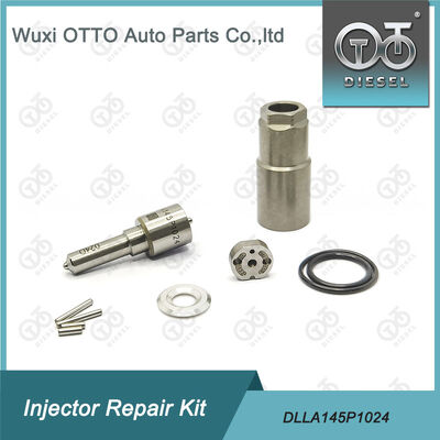 کیت تعمیر انژکتور دیزل دنزو با نازل DLLA145P1024 برای مدل 23670-0L010 از فولاد تندبر